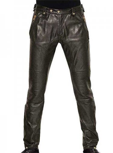 Mens Leather Motorcycle Pants | Mens Real Skinny Leather Pants – Koza ...