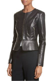 Biker / Motorcycle Jacket - Women Real Lambskin Leather Biker Jacket KW367 - Koza Leathers