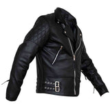 Men Real Lambskin Leather Jacket KM060