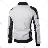 Biker Jacket - Men Real Lambskin Motorcycle Leather Biker Jacket KM576 - Koza Leathers