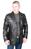 Koza Leathers Men's Real Lambskin Leather Blazer KB122