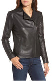 Biker / Motorcycle Jacket - Women Real Lambskin Leather Biker Jacket KW320 - Koza Leathers