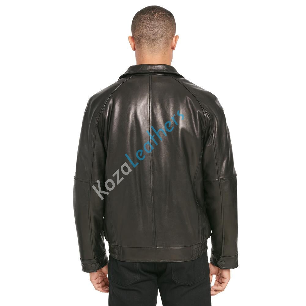 Kali Genuine Leather Jacket Black – CAMI NYC