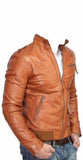 Biker Jacket - Men Real Lambskin Motorcycle Leather Biker Jacket KM458 - Koza Leathers