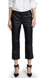 Koza Leathers Women's Real Lambskin Leather Capri Pant WP039