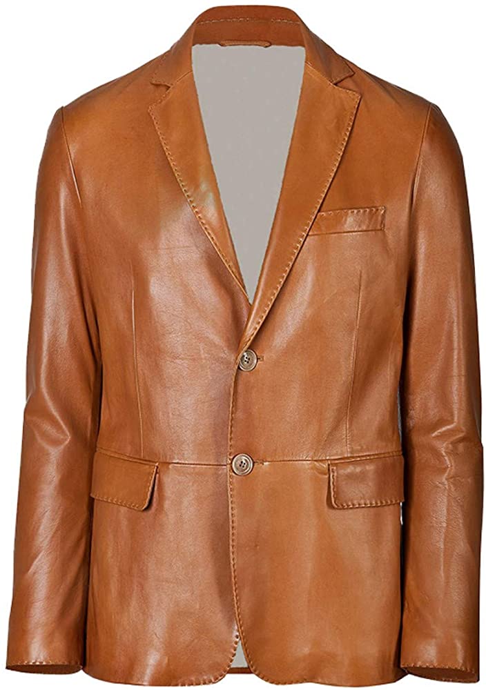 Men's leather hotsell suit jackets