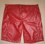 Koza Leathers Men's Real Lambskin Leather Shorts MS016