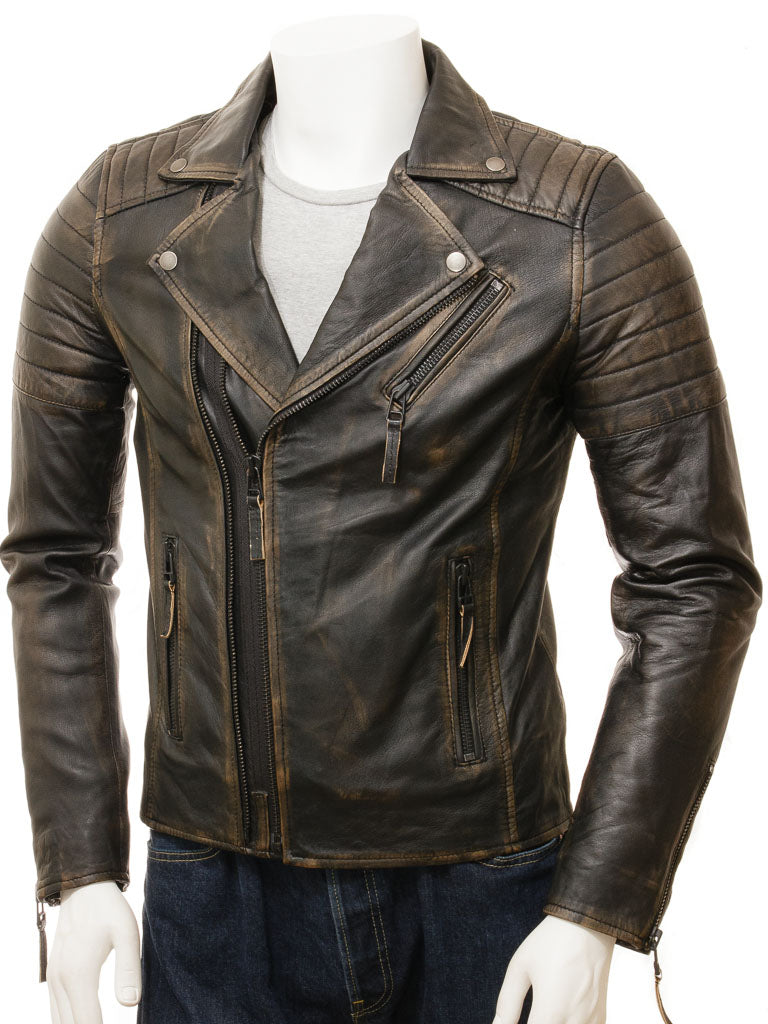 Men Real Lambskin Leather Jacket KP005 - Koza Leathers